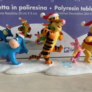 GALVAS 90093 SCENETTA WINNIE THE POOH SU GHIACCIO ADDOBBI NATALE