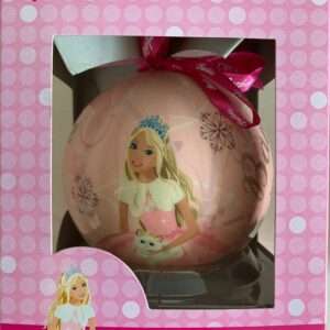 GALVAS 98050 PALLINA SFERA IN CARTA BARBIE ASSORTITI DIAMETRO 11 CM ADDOBBI NATALE