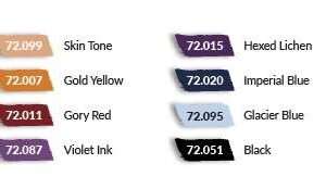 GAME COLOR SET 72194 PURPLE DRAGONS Colori Vallejo