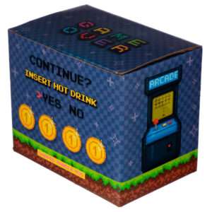 Game Over Joystick Pixel Tazza Con Manico Sagomato