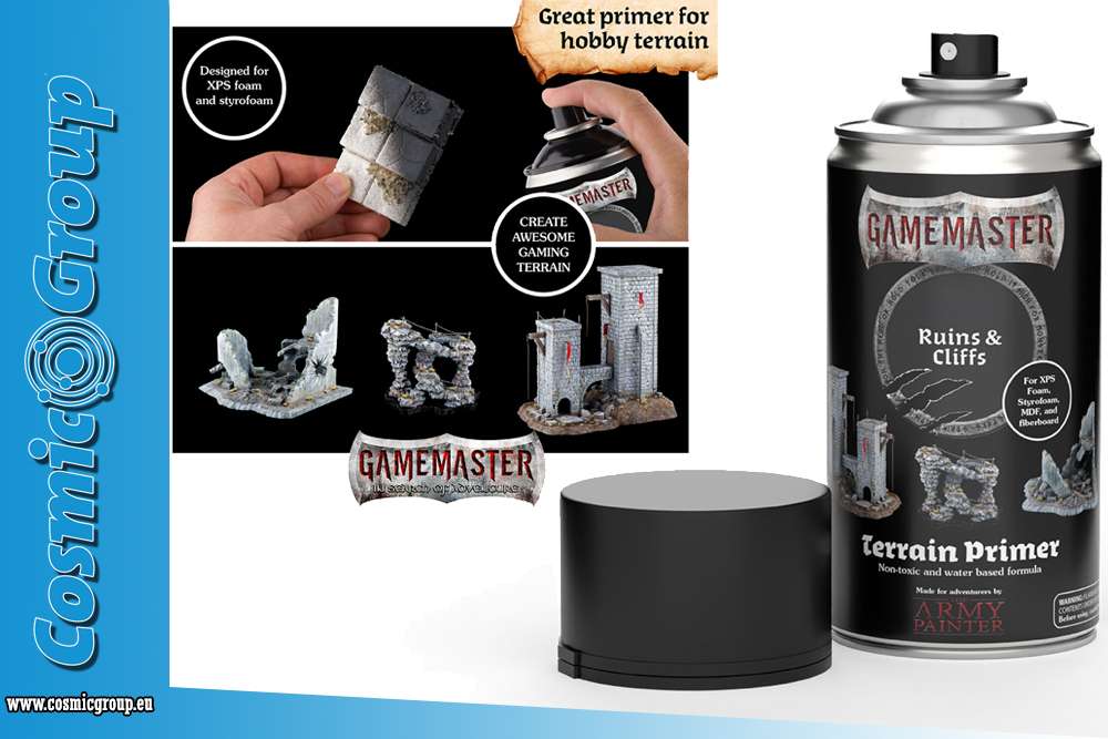 GAMEMASTER PRIMER-RUINS & CLIFFS COLORI ARMY PAINTER
