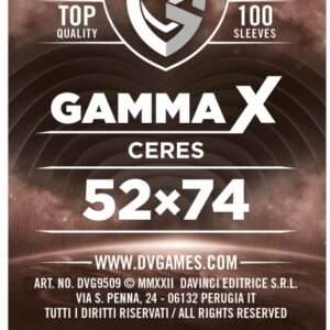 Gamma X Bustine Protettive Ceres 52 x 74 mm 100 pz Dv Giochi