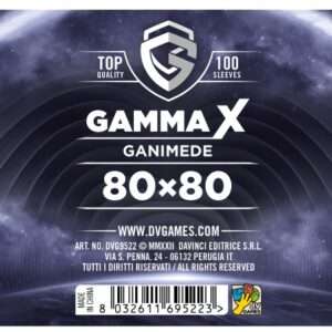 Gamma X Bustine Protettive Ganimede 80 x 80 mm 100pz Dv Giochi