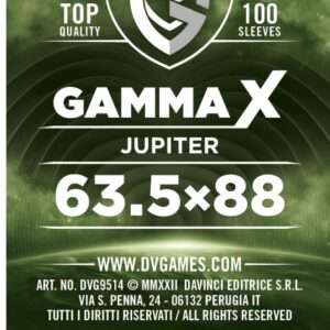 Gamma X Bustine Protettive Jupiter 63,5 x 88 mm 100 pz Dv Giochi