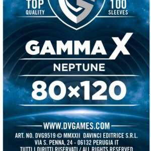 Gamma X Bustine Protettive Neptune 80 x 120 mm 100 pz Dv Giochi