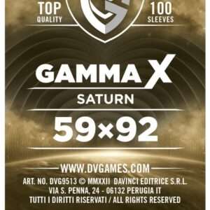 Gamma X Bustine Protettive Saturn 59 x 92 mm 100pz Dv Giochi