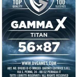 Gamma X Bustine Protettive Titan 56 x 87 mm 100pz Dv Giochi