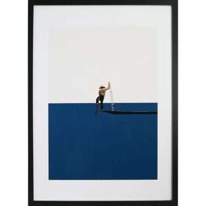 GBEYE - Framed print "Fishing for compliments by Maarte" (50x70cm)
