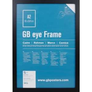 GBEYE - MDF Black Frame - A2 - 42 x 59,4cm -