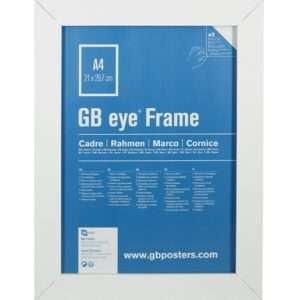 GBEYE - MDF White Frame - A4 - A4 - 21 x 29,7cm -