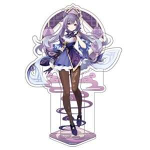 Genshin Impact Liyue Theme Series Character Acrylic Figura Keqing 14 Cm Mihoyo