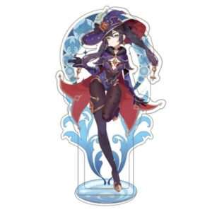 Genshin Impact Stampa In Acrilico Fig Mona Sagomato Sakami Merchandise