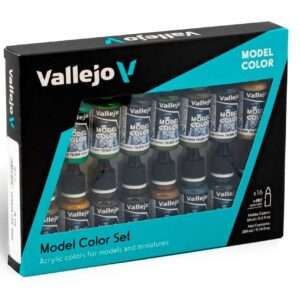 GERMAN CAMOUFLAGE (16) COLOR SET 70114 Colori Vallejo