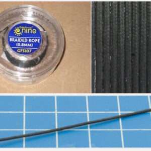 GF9-BATTLEFRONT HOBBY ROUND- BRAIDED ROPE (0.8mm) ACCESSORI