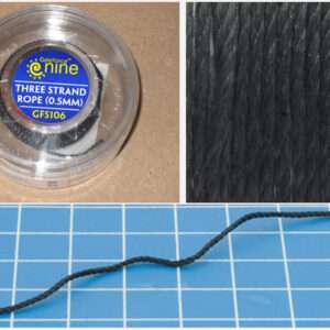 GF9-BATTLEFRONT HOBBY ROUND- THREE STRAND ROPE (0.5mm) ACCESSORI
