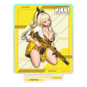 Goddess Of Victory: Nikke Crouching Series Acrylic Stand Rupee Holographic 14 Cm Sakami Merchandise