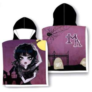 Gothic Girl Cotone Poncho Towel