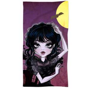 Gothic Girl Cotone Telo Mare