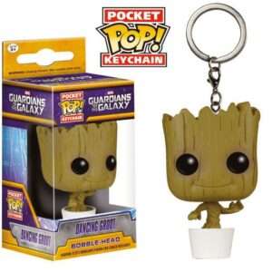 Guardiani Della Galassia Portachiavi Funko Pop! Vinile Groot Danzante 4 Cm