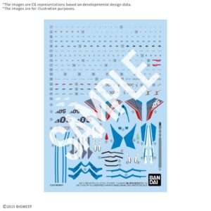 Gundam Model Kit Decals HG VF-31J Siegfried Hayate Use Bandai