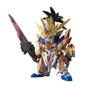 Gundam Super Deformed SD Model Kit Sangoku Soketsuden Liu Bei Gundam Unicorn 7 Cm Bandai
