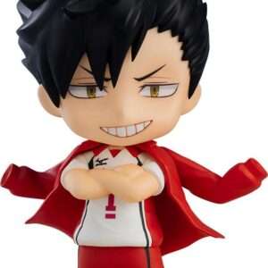 Haikyu!! Nendoroid Action Figura Tetsuro Kuroo Second Uniforme Ver. 10 Cm Orange Rouge