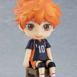 HAIKYU SHOYO HINATA NENDOROID SWACCHAO MINI FIGURA ORANGE ROUGE