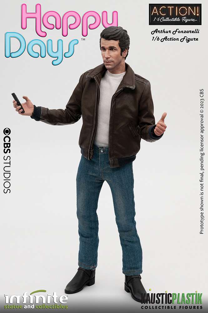 Happy Days Action Figure Fonzie Regular 1/6 29.7 Cm Infinite Statue
