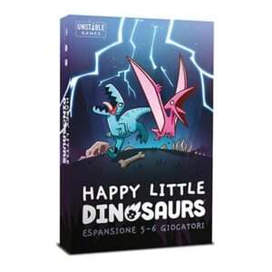 Happy Little Dinosaurs: Espansione 5-6 Giocatori Gioco da Tavolo Tee Turtle