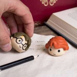 Harry Potter 3d Pencil Gomma Per Cancelleria Toppers(2) Accessori Bs Studio