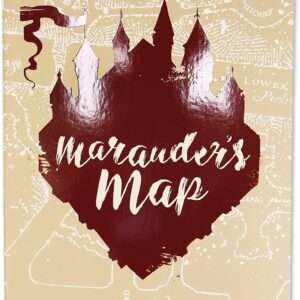 Harry Potter Agenda A5 Flessibile Mappa del Malandrino Half Moon Bay