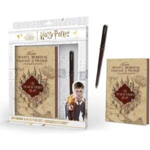 Harry Potter Agenda + Wand Pen Set Pyramid