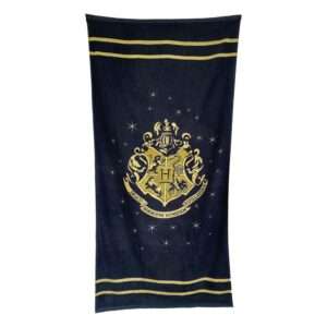 Harry Potter Asciugamano Hogwarts Gold Crest 150 X 75 Cm Groovy