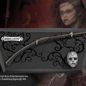 Harry Potter Bacchetta Magica Bellatrix Lestrange + Espositore Noble Collection