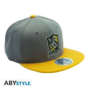 Harry Potter - Cappellino Snapback - Grey & Yellow - Tassorosso
