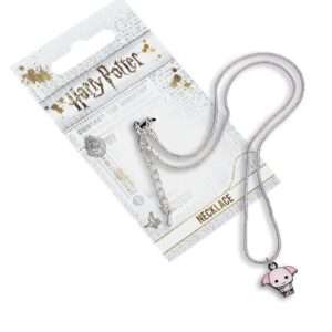 Harry Potter Collana con Ciondolo Elfo Dobby rosa 40 cm The Carat Shop