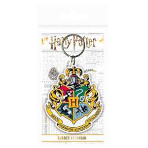 Harry Potter Hogwarts Crest Rubber Portachiavi Pyramid