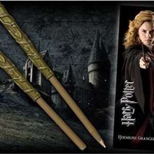 Harry Potter Penna e Segnalibro Bacchetta Hermione Granger Noble Collection