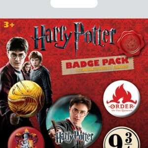 Harry Potter Pin-back Buttons 5-pack Grifondoro Pyramid International