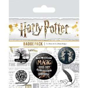 Harry Potter Pin-Back Buttons 5-Pack Symbols Pyramid International