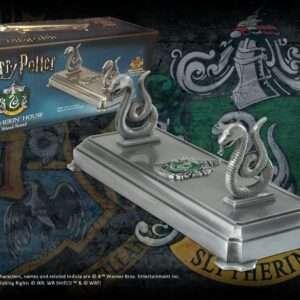 Harry Potter Porta Bacchetta Con Stemma Serpeverde 20 cm Noble Collection