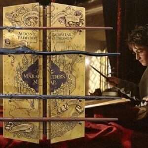 Harry Potter Porta Bacchette 4 Posti Mappa Del Malandrino 36 Cm Noble Collection
