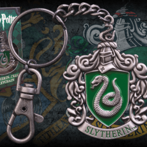 Harry Potter Portachiavi con Stemma Serpeverde 5 Cm Noble Collection