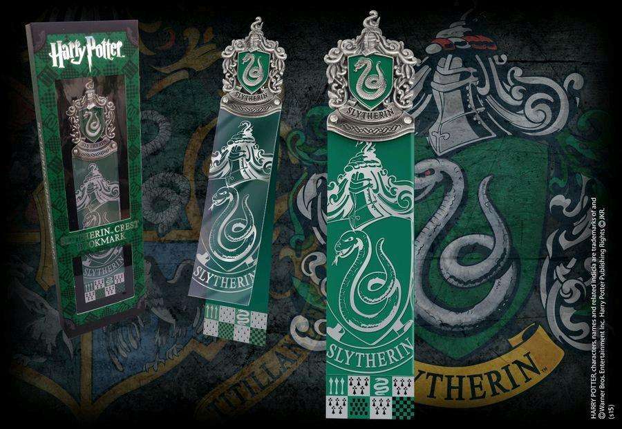 Harry Potter Segnalibro Con Stemma Serpeverde 24 x 8 x 2 cm Noble Collection