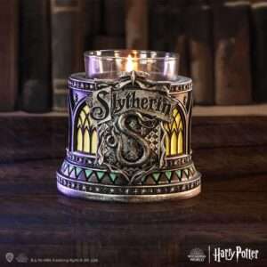 HARRY POTTER SLYTHE HOUSE TEA LIGHT HLDR Accessori Nemesis Now