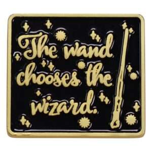 Harry Potter Spilla Badge Wand Chooses The Wizard Half Moon Bay
