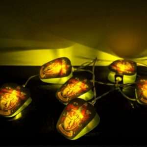 Harry Potter String Lights Grifondoro Crests Groovy