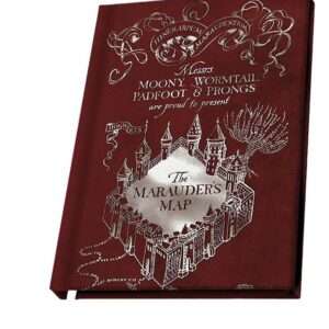 Harry Potter Taccuino Agenda A5 Mappa Del Malandrino 21 X 15 Cm Abystyle