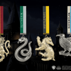 Harry Potter Tree Ornaments Hogwarts Mascots 4-Pack Noble Collection
