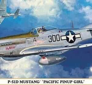 HASEGAWA 09903 P-51D MUSTANG PACIFIC PINUP GIRL 1:48 KIT Modellino